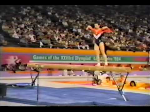3rd T China Zhou Ping BB - 1984 Olympic Games 9.650
