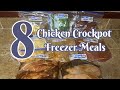 Easy Chicken Freezer Meal Prep Crockpot Dinners For Busy Days