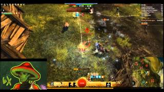 Outnumbered engi + necro vs horde gw2