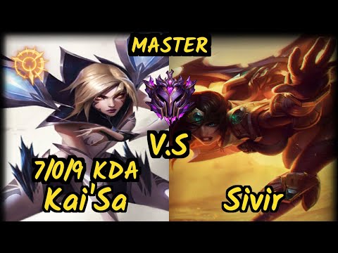 FOX Apollo (KAI'SA) vs SIVIR - 7/0/9 KDA BOTTOM ADC GAMEPLAY - NA Ranked MASTER