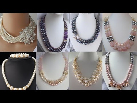 pearl necklace designs || new necklace designs || latest fashion trends 2022🔥