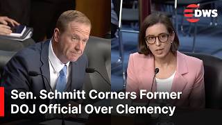 Former DOJ Pardon Attorney Pressed By Sen. Schmitt Over High Profile Commutations | DWS News | AC14