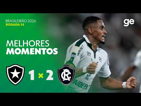 Gols e lances de Botafogo x Remo