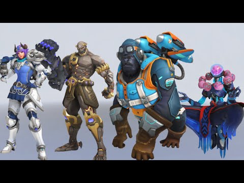 Overwatch - old OWL skins are back!!! Brigitte, Doomfist, Winston and Zenyatta