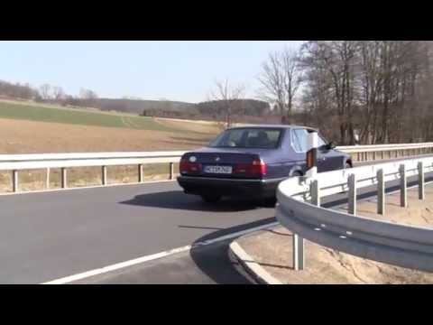 BMW 740i E32 - V8 Sound außen bei sanfter Beschleunigung