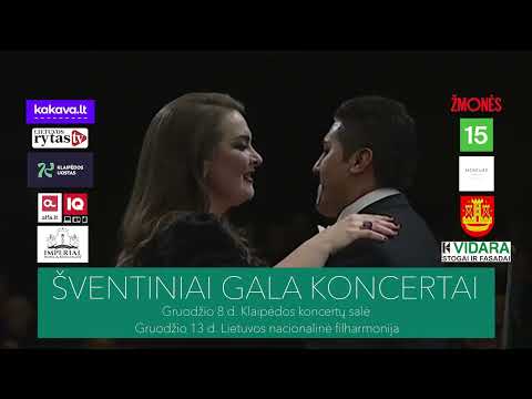NOMEDA KAZLAUS ir HECTOR SANDOVAL 2025 ŠVENTINIAI GALA KONCERTAI gruodis 8 d. KLAIPĖDA,13 d. VILNIUS