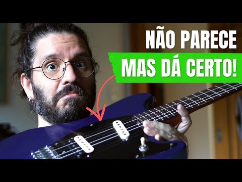 Afinando a guitarra AO CONTRÁRIO: não parece, mas DÁ CERTO!