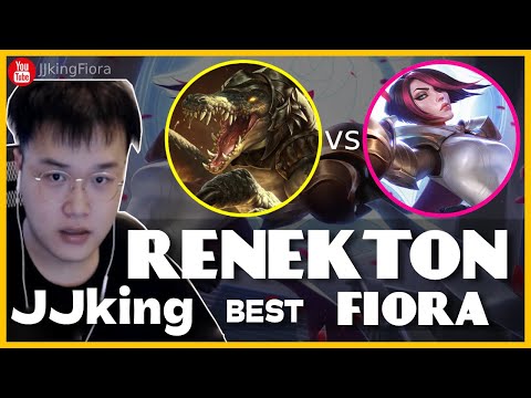 🔴 JJking Renekton vs Fiora GM (Best Fiora OTP) - JJking Renekton Guide
