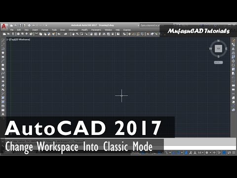 AutoCAD 2017 Classic Workspace Manual Settings