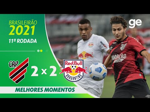 Athletico-PR 2 x 2 Red Bull Bragantino - Brasileirão 2021!