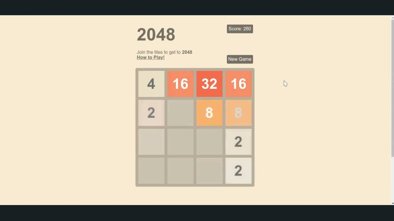 2048 Game || HTML, CSS, Javascript || SudoCodeWithBasim