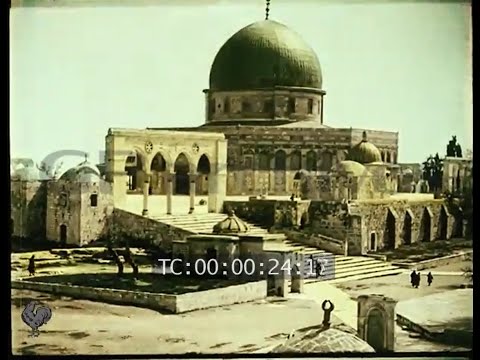 Jerusalem 1928: Rare Color Footage of Jerusalem in 1928