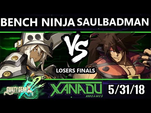 S@X 252 GGXRD2 - Saul Badman (Sol) Vs. Bench Ninja (Ramlethal) - Guilty Gear XRD Rev 2 Losers Finals