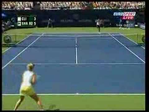 Tennis: 2006 Rally of the Year: Kim Clijsters - Maria Sharapova