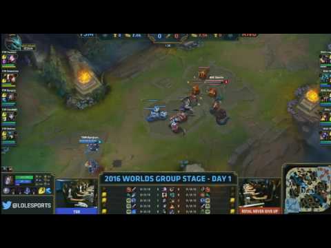 TSM vs RNG - 2016 World Championship | Team SoloMid vs Royal Never Give Up