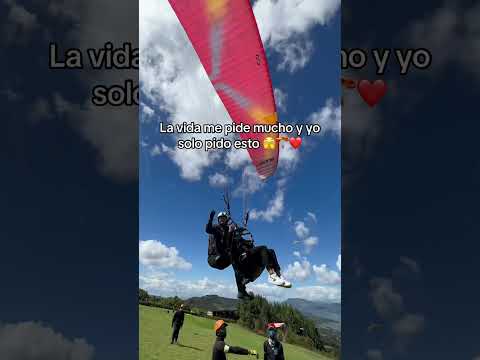 Parapente en Sopó Cundinamarca, #parapentesopo #mivueloenparapente #parapentecercadebogota