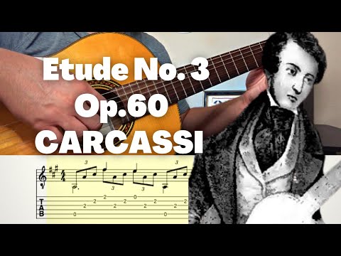 ETUDE No. 3 Op.60 | Matteo CARCASSI | CLASSICAL GUITAR