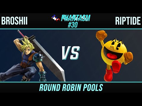 Broshii (Cloud, Sonic) vs Riptide (Pac-Man) - Phantasm 30 Winners Semis