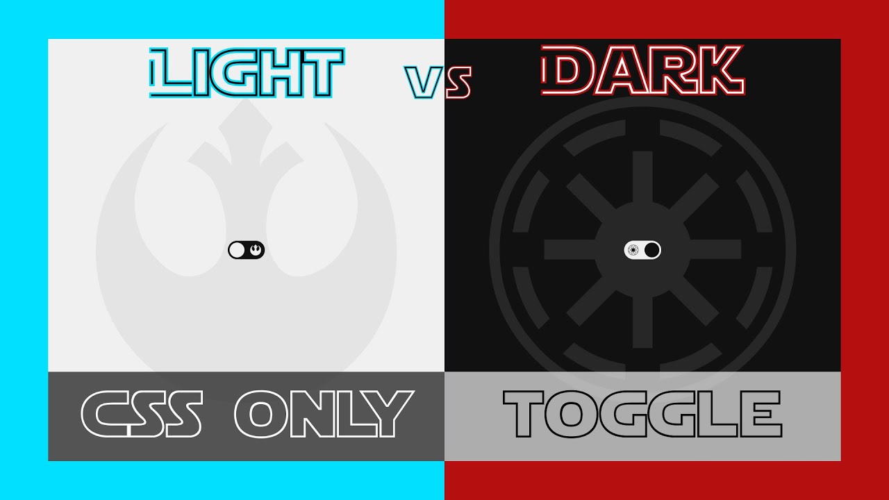 Simple Dark/Light Mode Theme Toggle (CSS ONLY) | UI Design