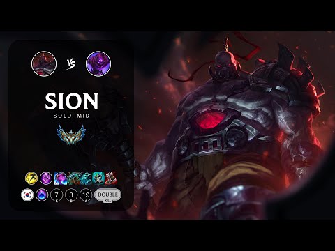 Sion Mid vs Malzahar - KR Challenger Patch 14.4