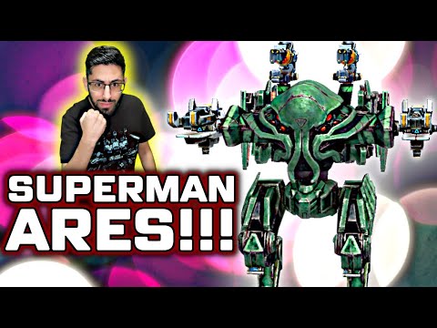 SUPERMAN! Eldritch ARES w/ Improved Railgun Weapons | War Robots MK3 Sniper Gameplay WR