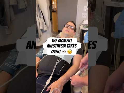 Anesthesia At The Dental Office Watch Him Fall Asleep