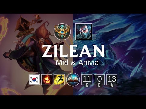 Zilean Mid vs Anivia - KR Challenger Patch 8.7