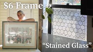 Budget Window Privacy Hack | Make Your Own Custom Stained Glass