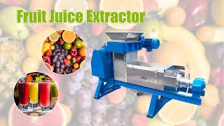 Automatic screw fruit juice extractor machine | apple pear fruit juice making machine