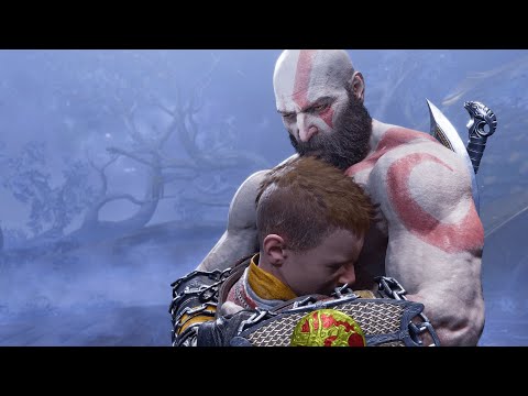 Atreus Comes Home From Asgard + Hel Walkers Attacks Sindri's House - God Of War Ragnorak PS5
