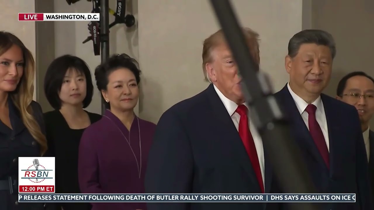 FULL EVENT: President Trump & Xi Tour National Archives to Finish Successful State Visit - 9/25/26
