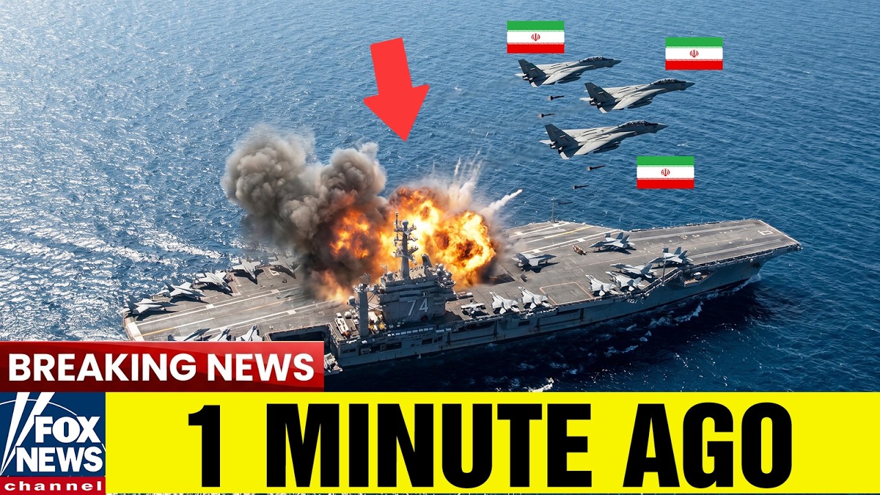 Three Iranian Fighter Jets Attacked a U.S. Aircraft Carrier in Hormuz — Then THIS Happened