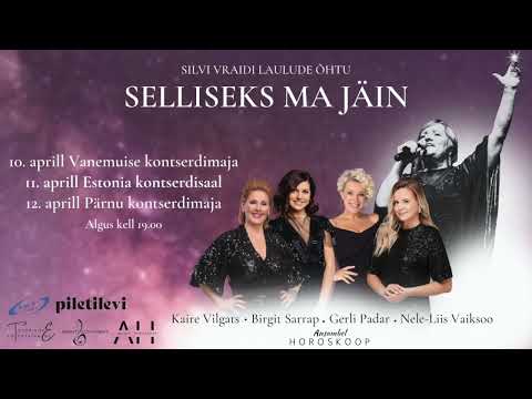 Birgit, Nele-Liis Vaiksoo, Gerli Padar & Ansambel Horoskoop - Vana Pildiraam LIVE 30.03.2023