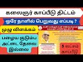 Kalaignar kaapidu thittam card online  |How to apply cm health insurance in tamilnadu online |
