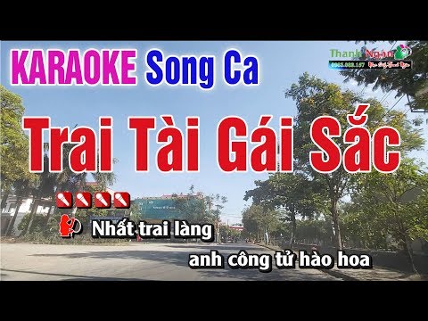 Trai Tài Gái Sắc Karaoke Tone Song Ca ( Beat Chuẩn ) - Nhạc Sống Thanh Ngân
