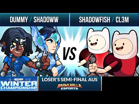 Dummy & Shadoww vs Shadowfish & Cl3m - Loser's Semi-Final - Winter Championship 2021 - AUS 2v2