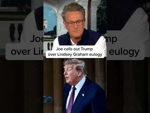 Joe calls out Trump over Lindsey Graham eulogy