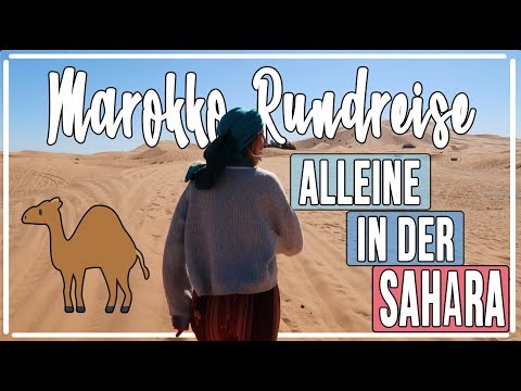 Nachts alleine in der Wüste schlafen?! Marokko Rundreise Tag 2+3 • VLOG