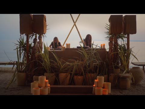 Sunset at the beach with ADASSIYA and GHENWA NEMNOM