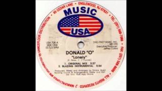 Donald O - Lonely