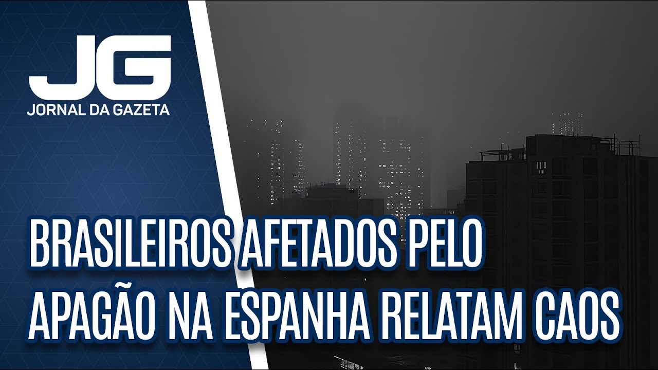 Familiares e brasileiros afetados pelo apagão na Espanha relatam caos
