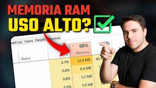 100% DE RAM NO WINDOWS? TRAVANDO? FAÇA ISSO AGORA E RESOLVA OS PROBLEMAS COM MEMORIA RAM!