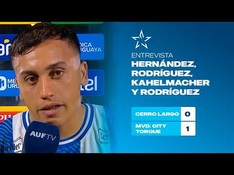 Nota con Hernández, Rodríguez, Kahelmacher y Rodríguez | Torneo Apertura | Liga AUF Uruguaya |#AUFTV
