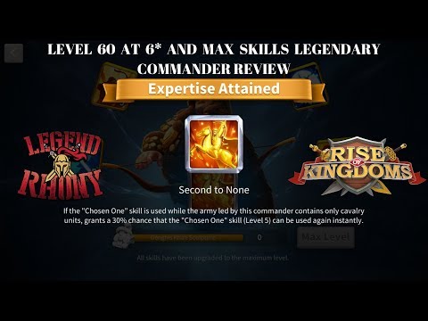MAX Skills Genghis Khan and lvl 60 - Legendary commander spotlight - Rise of Kingdoms