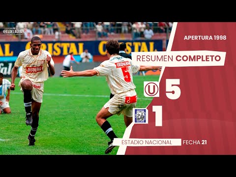 Universitario 5-1 Sullana | U champions of the Apertura | Summary | Matchday 21 - Apertura | 1998 ⚽🎞
