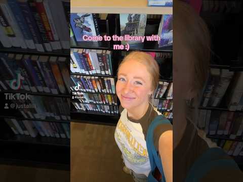 Come to the library with me :)