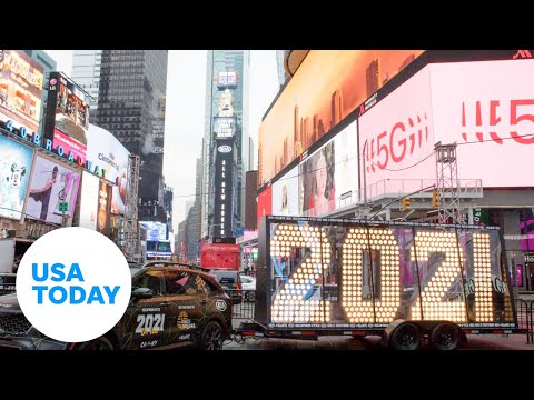 New Year's Eve 2021 celebration in Times Square, New...