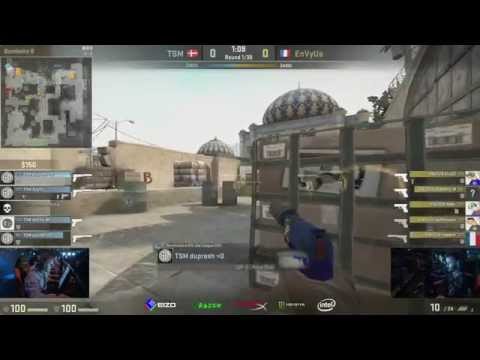 TSM 0/0 EnvVyUs (dust2) - DreamHack London 2015 CSGO Finals Highlights