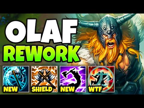 OLAF GETS HIS BIGGEST REWORK OF ALL TIME AND IT'S BEYOND OP (W SHIELDS, R EXTENDS)