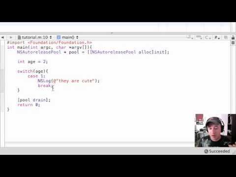 Objective C Programming Tutorial - 21 - switch